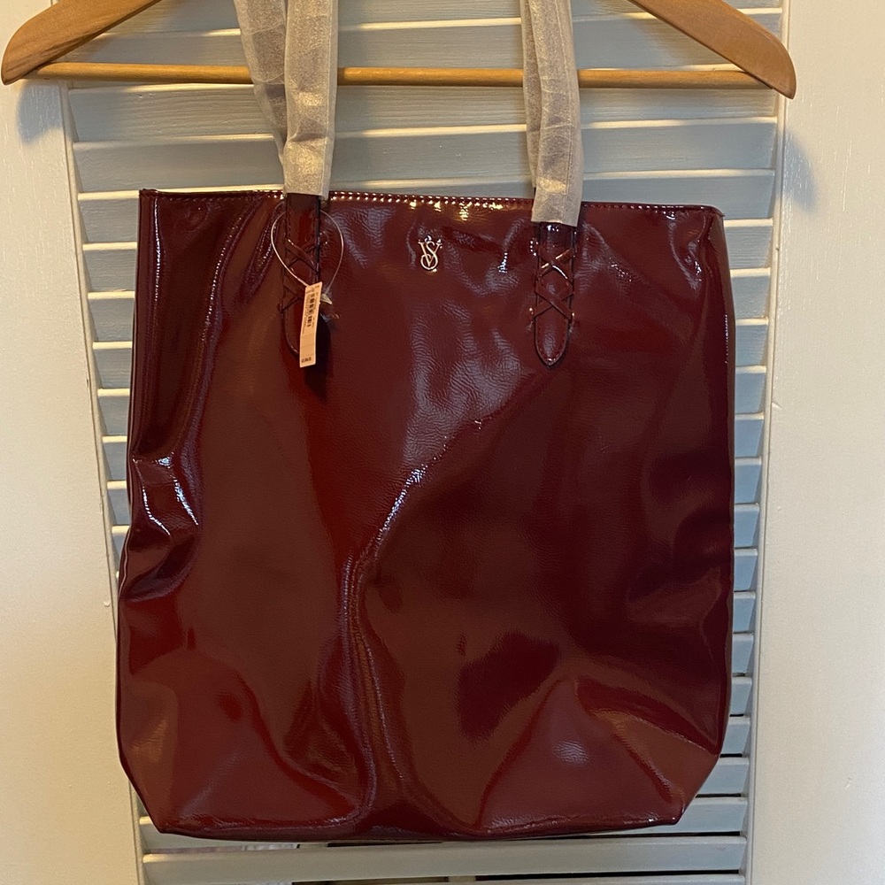 NWT Victoria’s Secret Burgundy Tote Bag